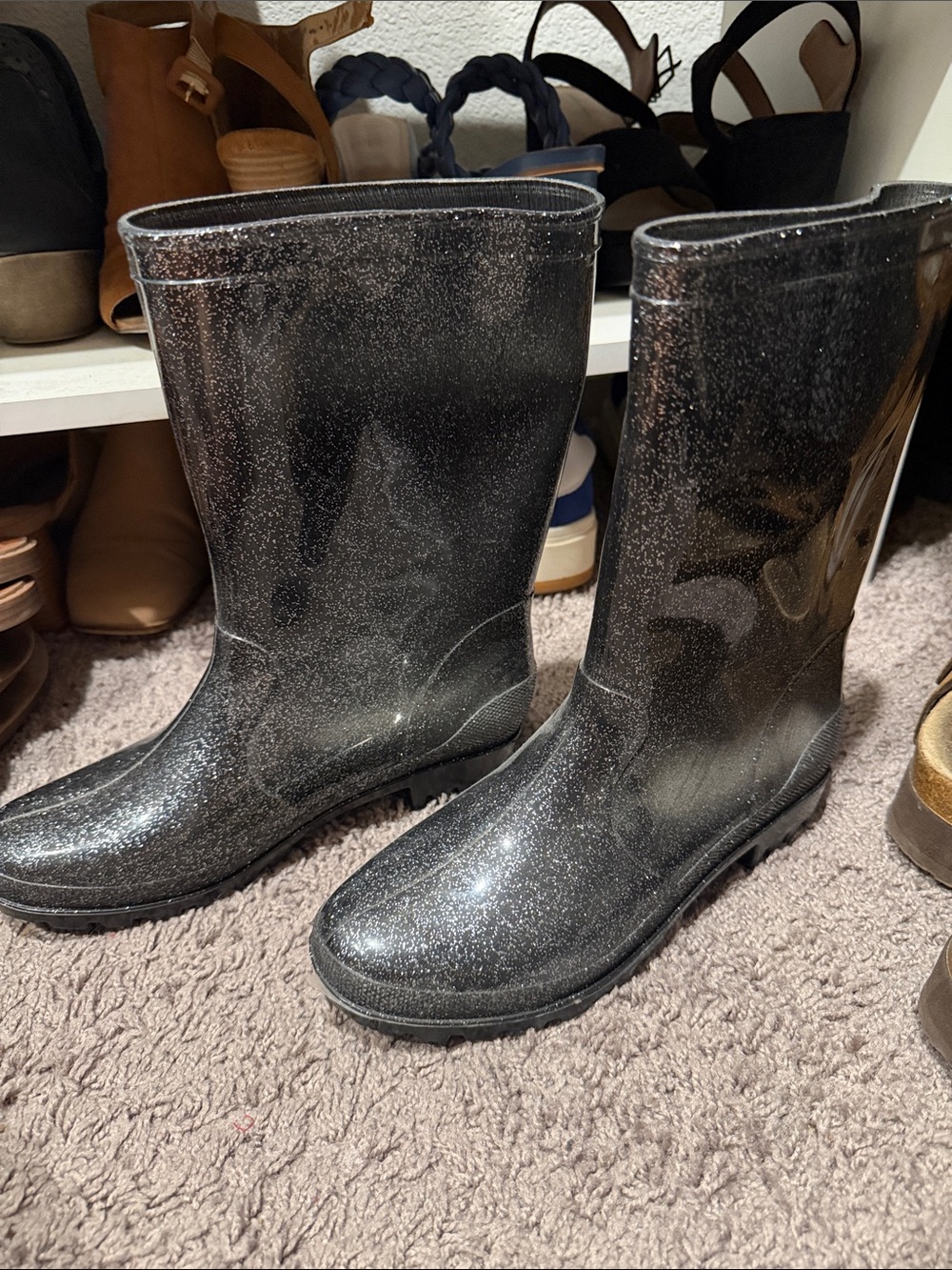 Sparkle Rain Boots
